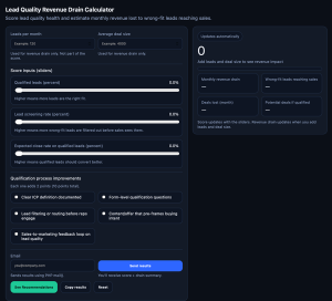 003-Lead-Quality-Revenue-Drain-Marketing-Calculator